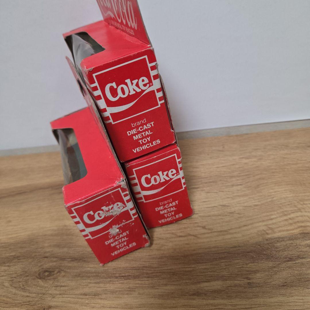 90's コカ・コーラ　ダイキャスト 英国製 メタルトイ ミニカー 4種 全8台