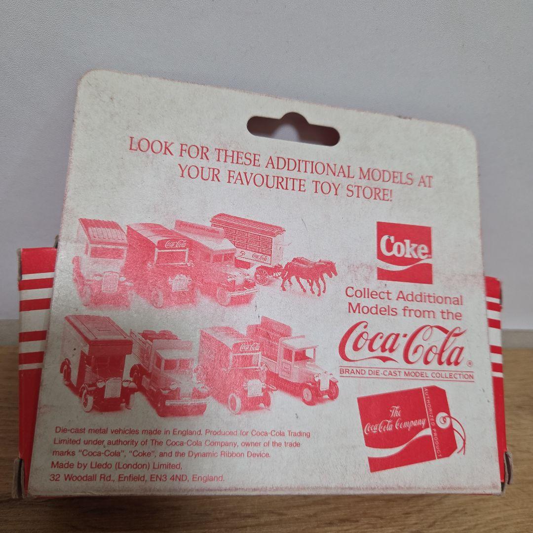 90's コカ・コーラ　ダイキャスト 英国製 メタルトイ ミニカー 4種 全8台