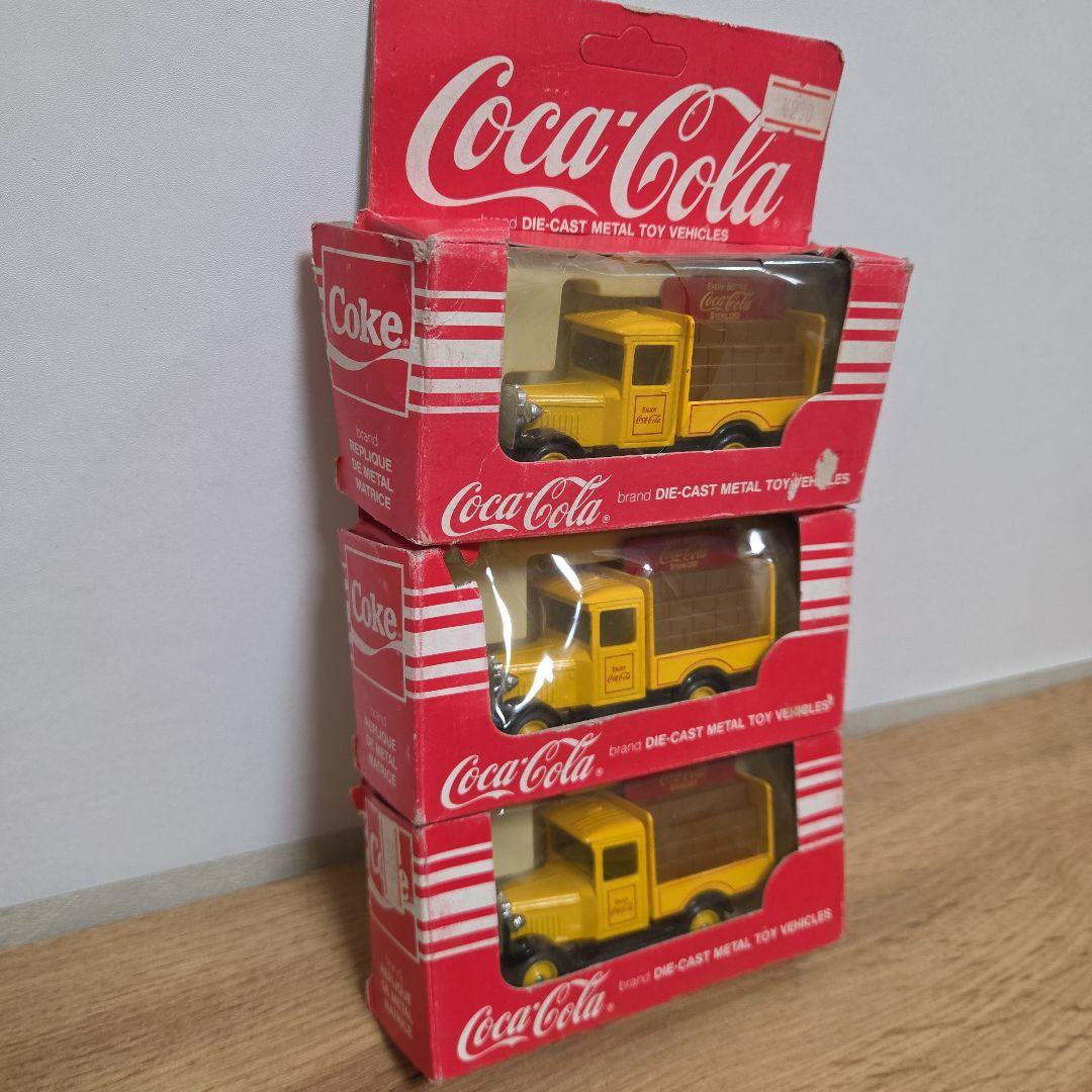 90's コカ・コーラ　ダイキャスト 英国製 メタルトイ ミニカー 4種 全8台