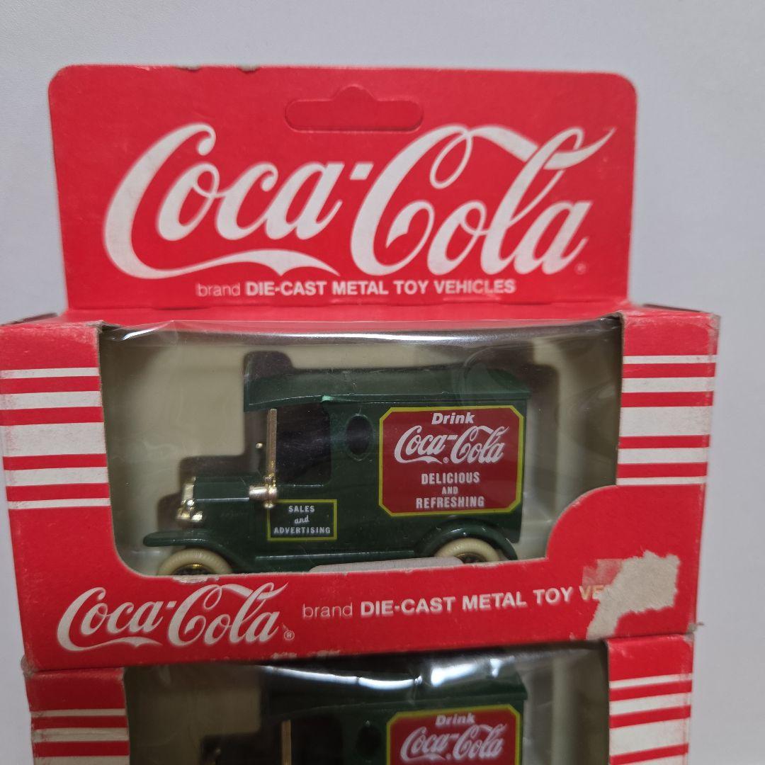 90's コカ・コーラ　ダイキャスト 英国製 メタルトイ ミニカー 4種 全8台