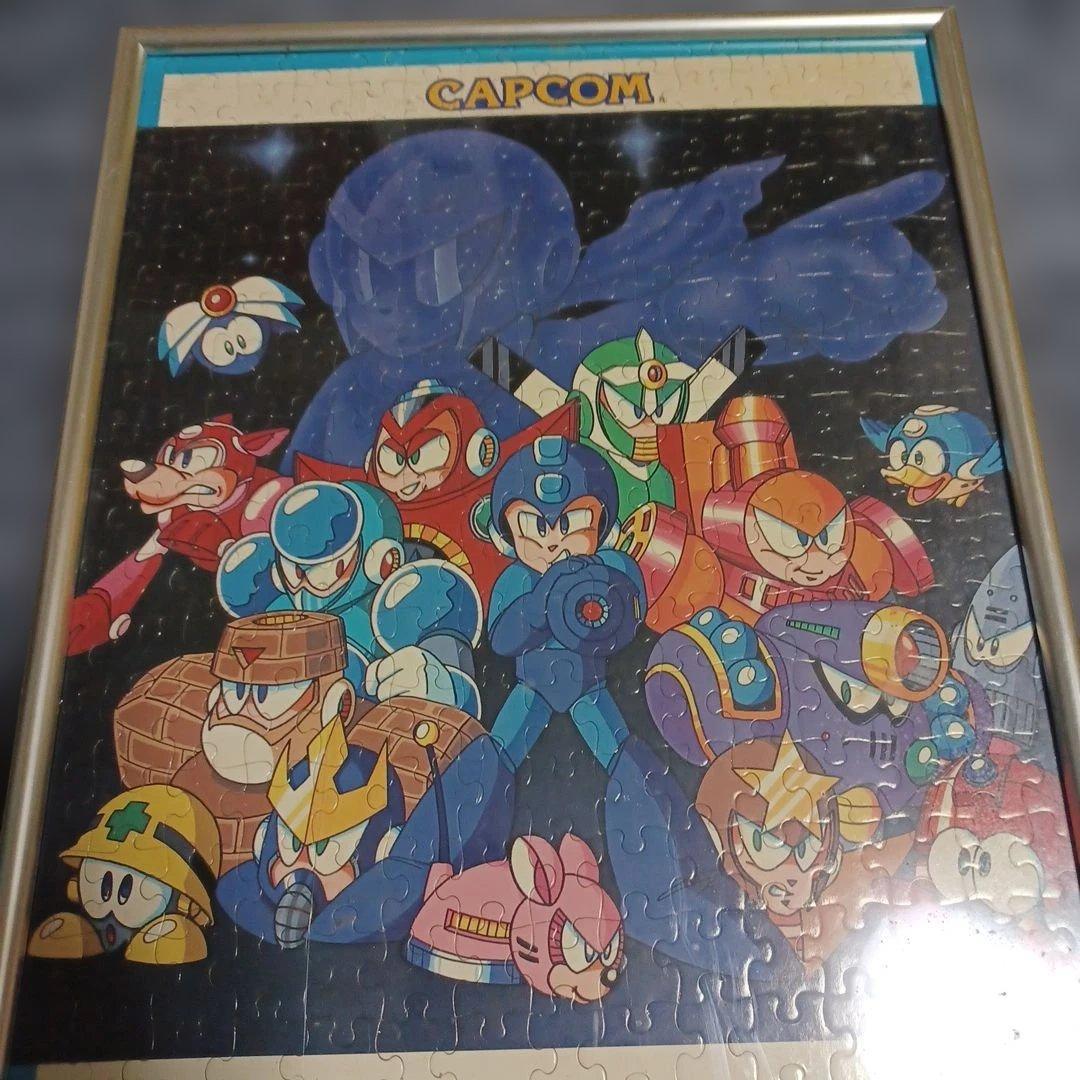 ロックマン　カプコン　ブルースの罠　レア　ジグソーパズル