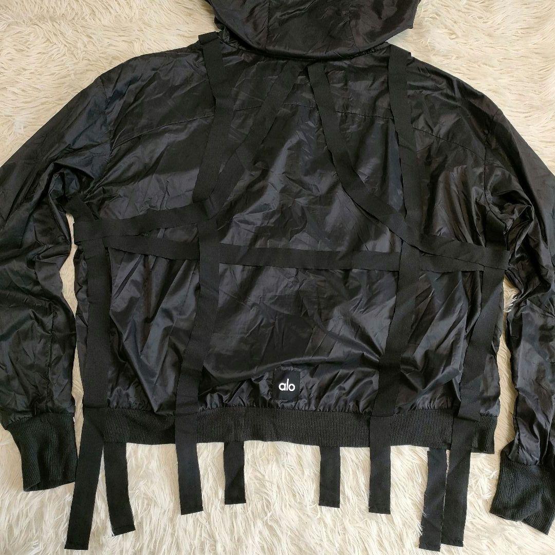 【✨新品✨】ALO YOGA◎スウェイジャケット ヴィンテージ パーカー 黒