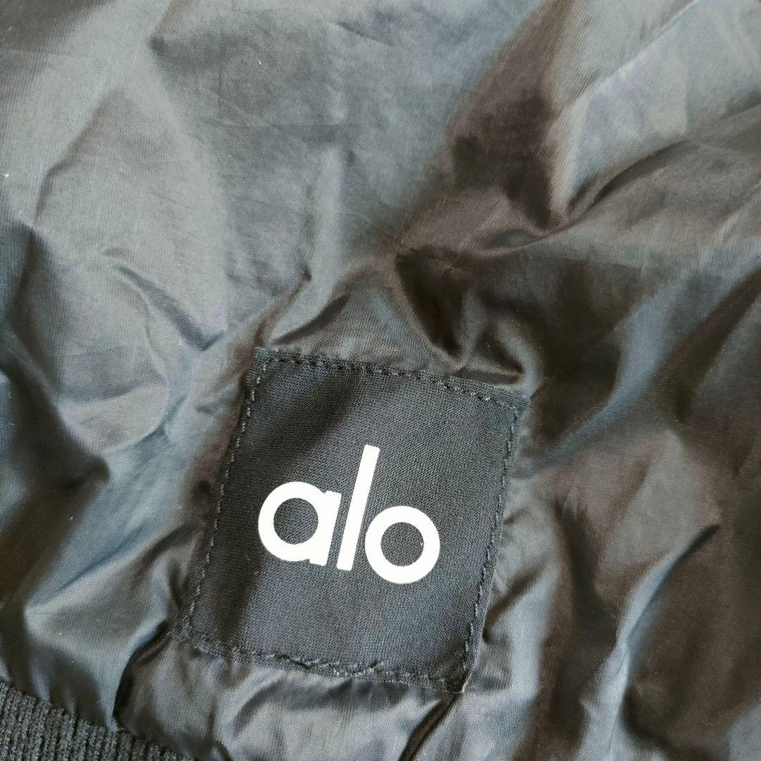 【✨新品✨】ALO YOGA◎スウェイジャケット ヴィンテージ パーカー 黒