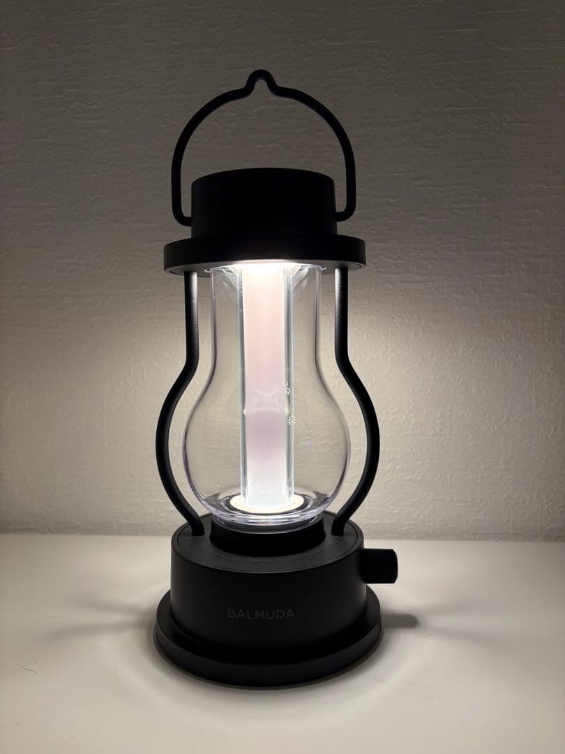 バルミューダ ランタン ブラック BALMUDA LEDランタン 充電式 美品