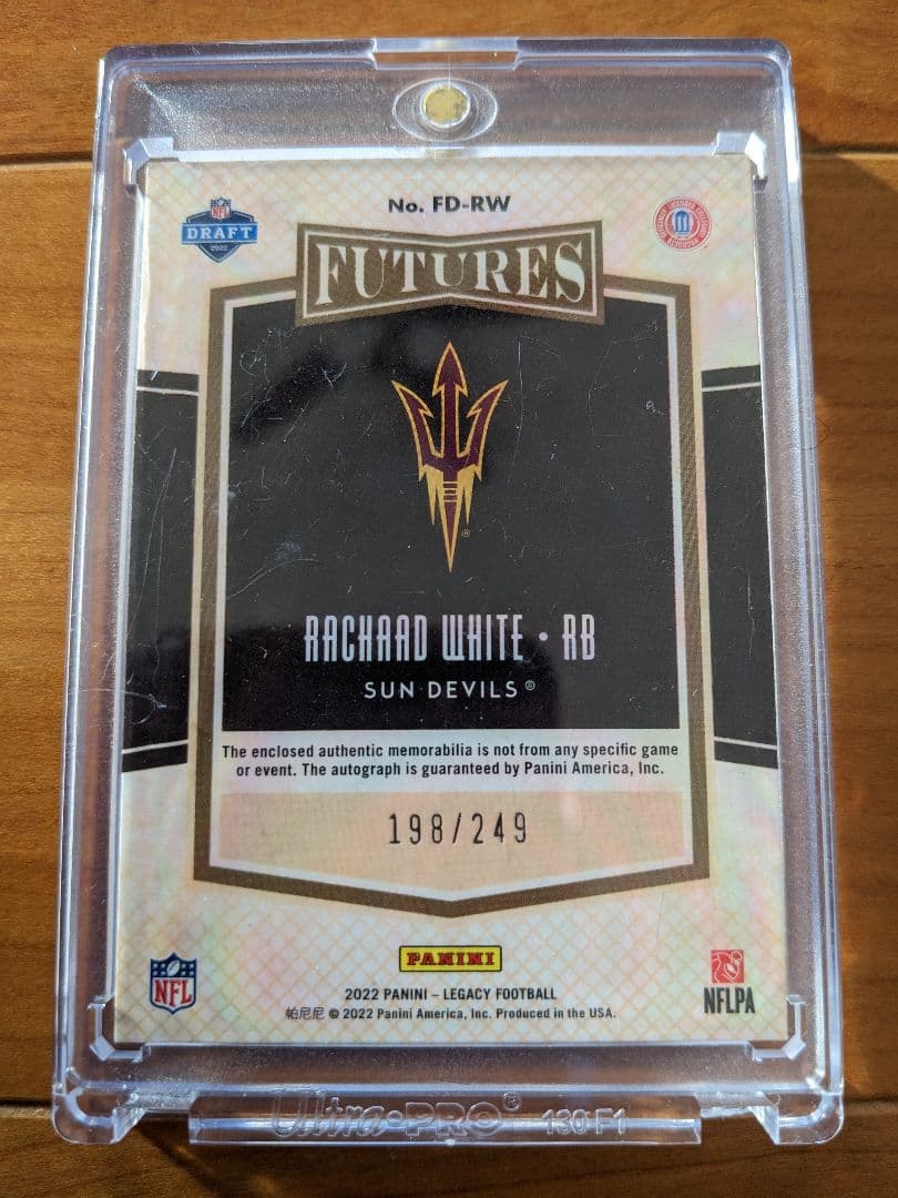 rachaad white Tampa Bay 直筆サインauto /249シリ