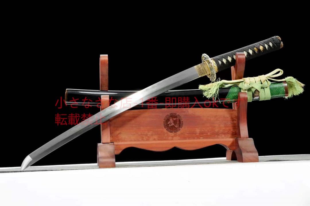 20寸模様鋼焼刃『獅子斬脇差』 古兵器 武具 刀装具 日本刀 模造刀 居合刀