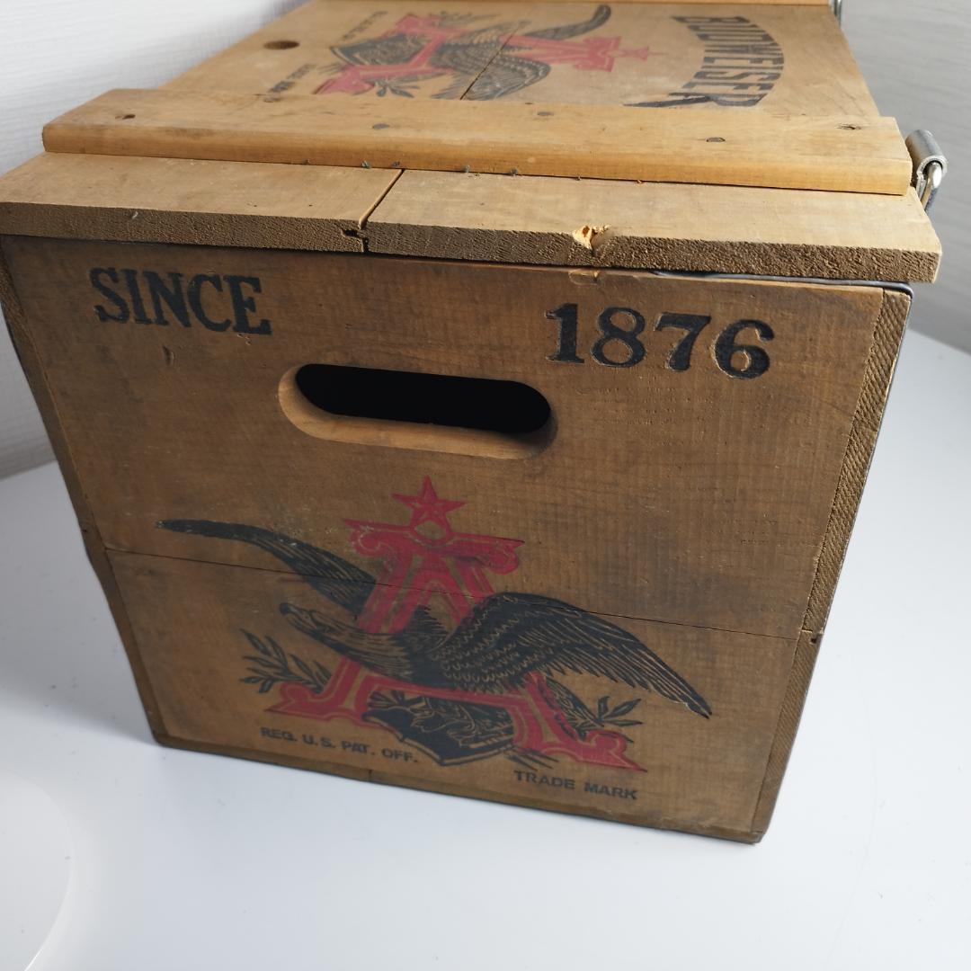 Budweiser バドワイザー 木箱 ビンテージ アンハイザーブッシ I174