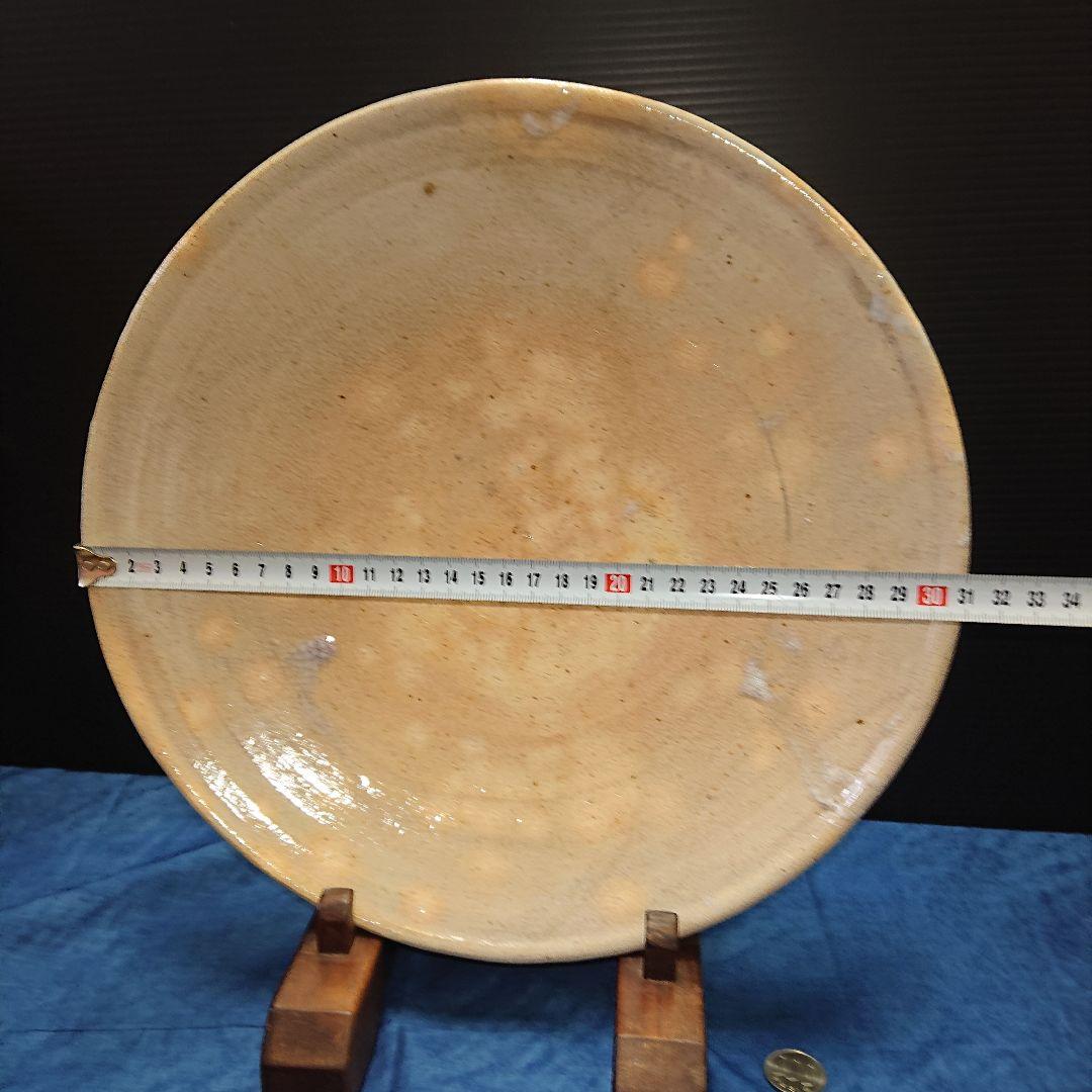 萩焼き、大皿、