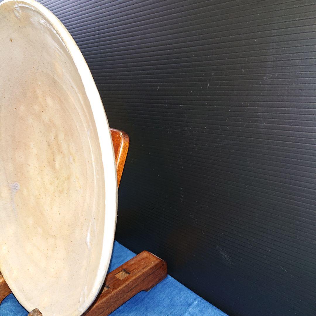 萩焼き、大皿、