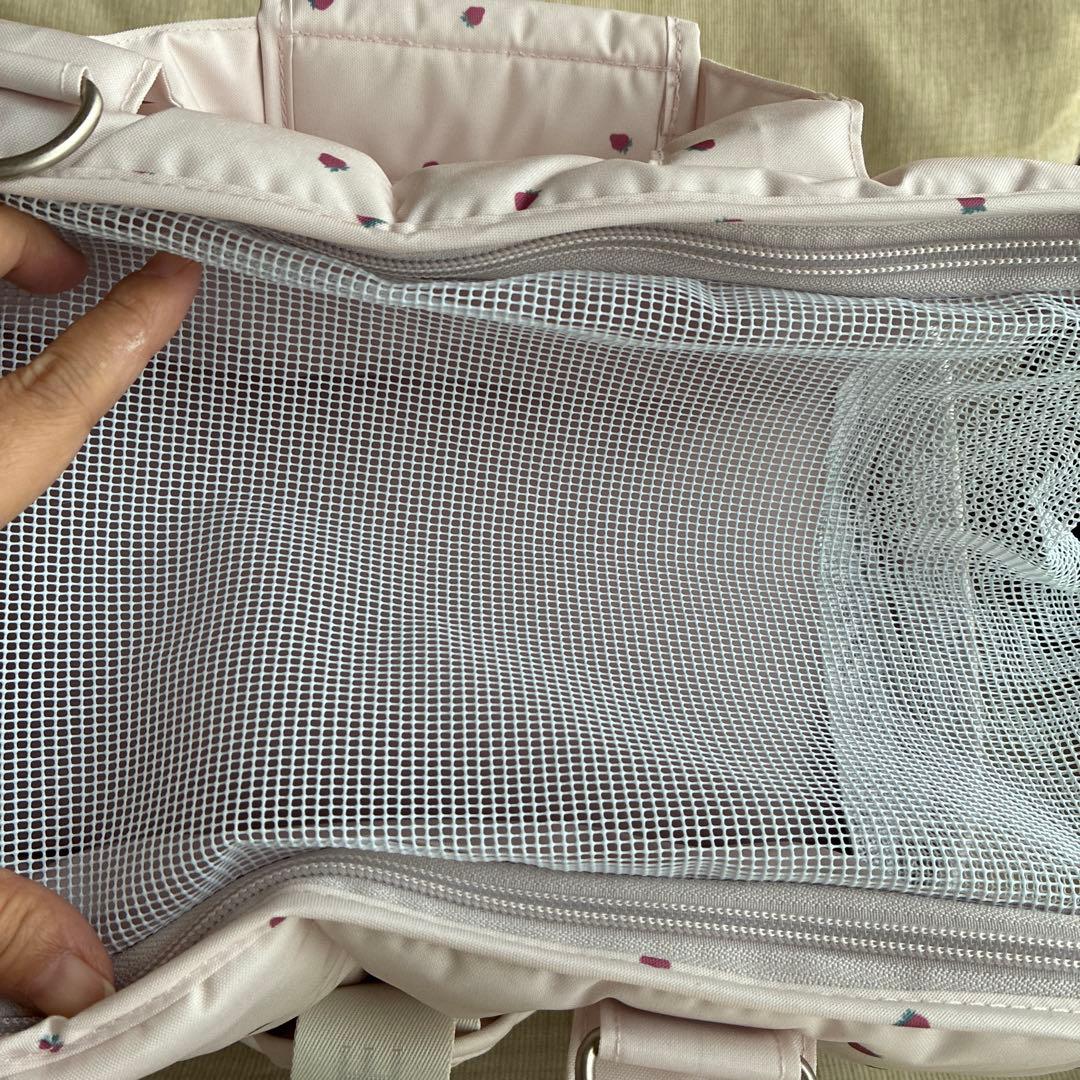 GELATO PIQUE ストロベリーパターン キャリーバッグ