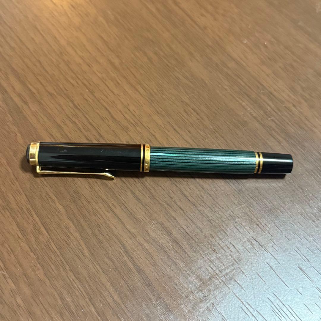 PERIKAN ペリカンM800スーベレーンペン先18KFニブキャップ式万年筆