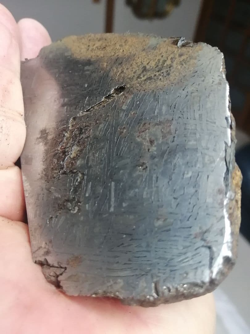 ★【ジャッキー】『超隕石』鉄隕石　隕石原石 1968g 隕石内部。