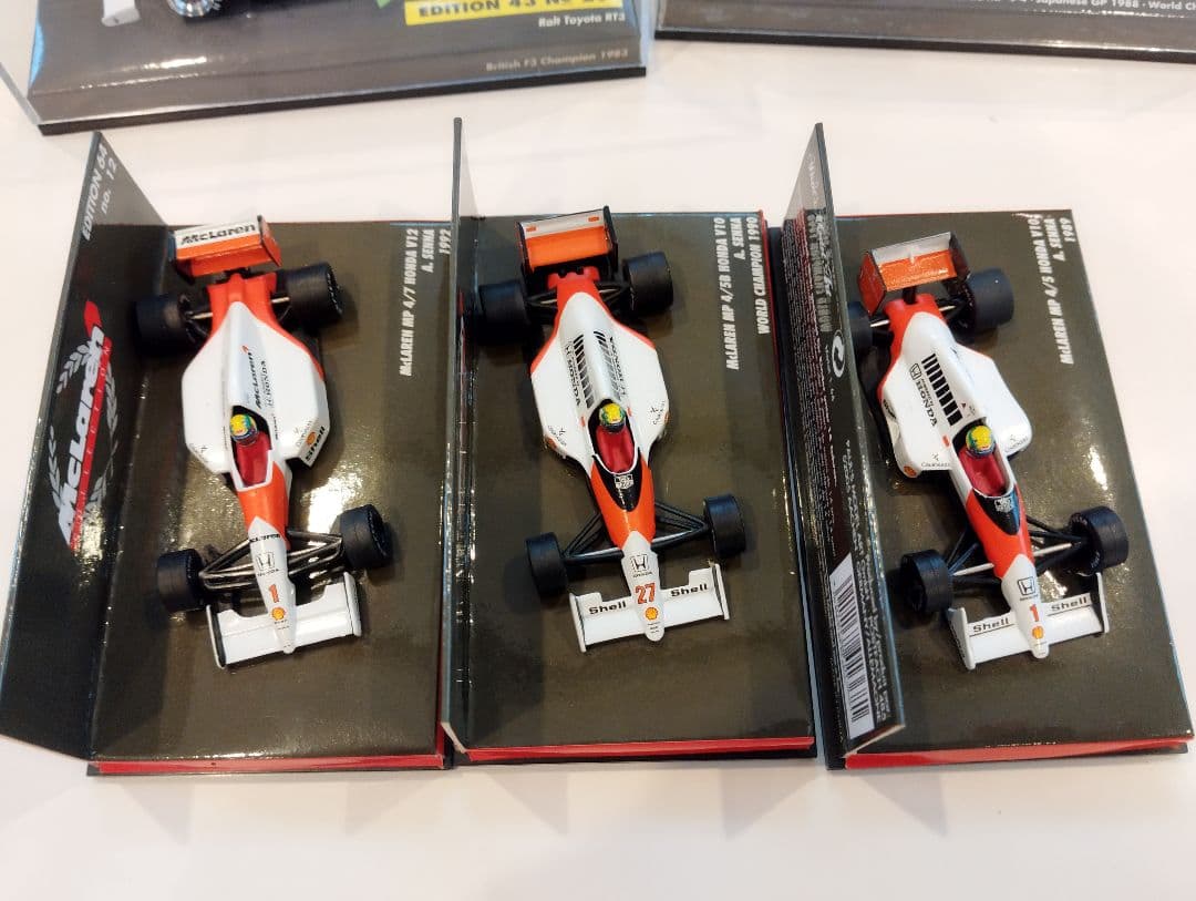 マクラーレン MP4/5B アイルトン・セナ ミニカー 6台セットミニチャンプス