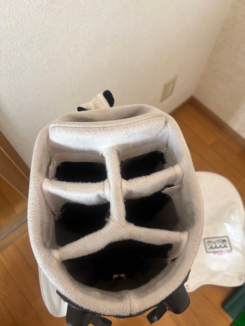 muta キャディバッグ ホワイト・マルチカラー