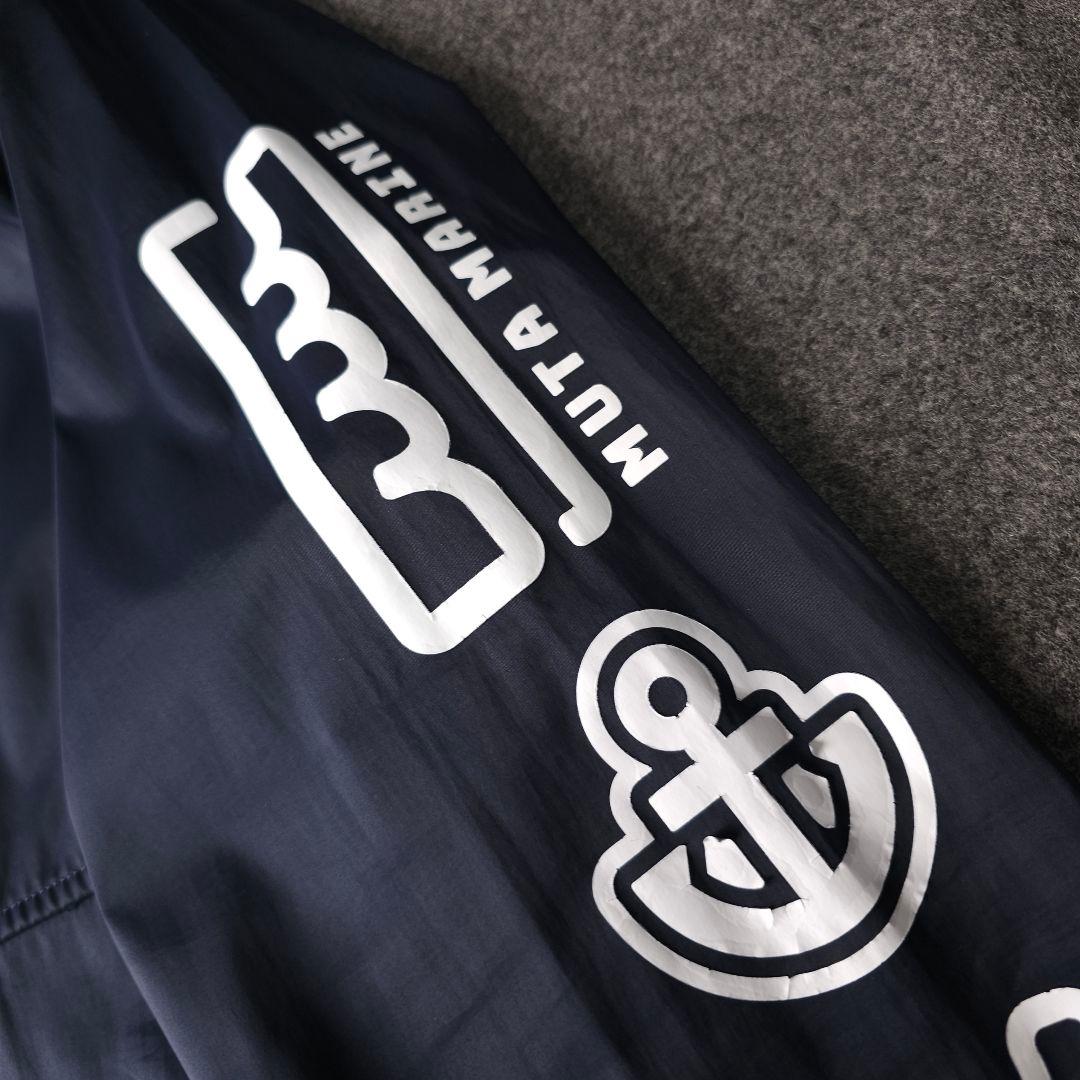 ムータマリンゴルフ ロゴ 多数 ナイロンフーディーブルゾンジャケット L