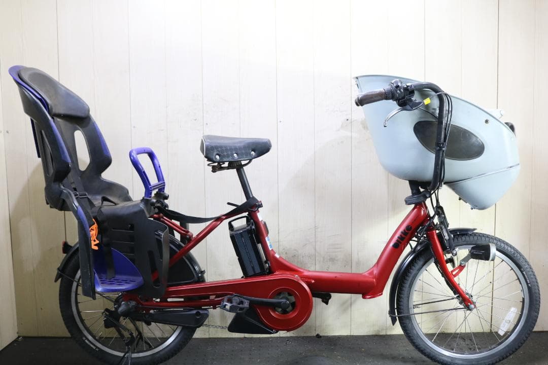 ブリヂストンBR0C49 ビッケPOLAR e 20型8.7AH 3段LED 赤