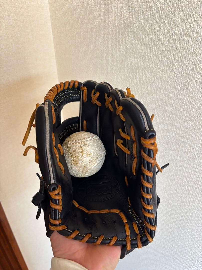 美品　美津和タイガー　軟式グローブ　少年用　即戦力