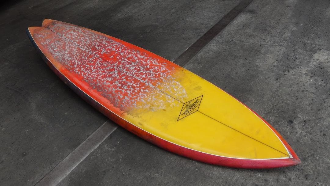 ビンテージ サーフボード Godeess ゴッデス シングルフィン