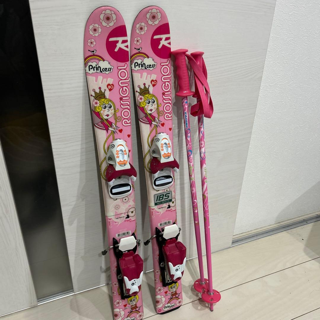 Rossignol Princess スキー板 ピンク　80cm