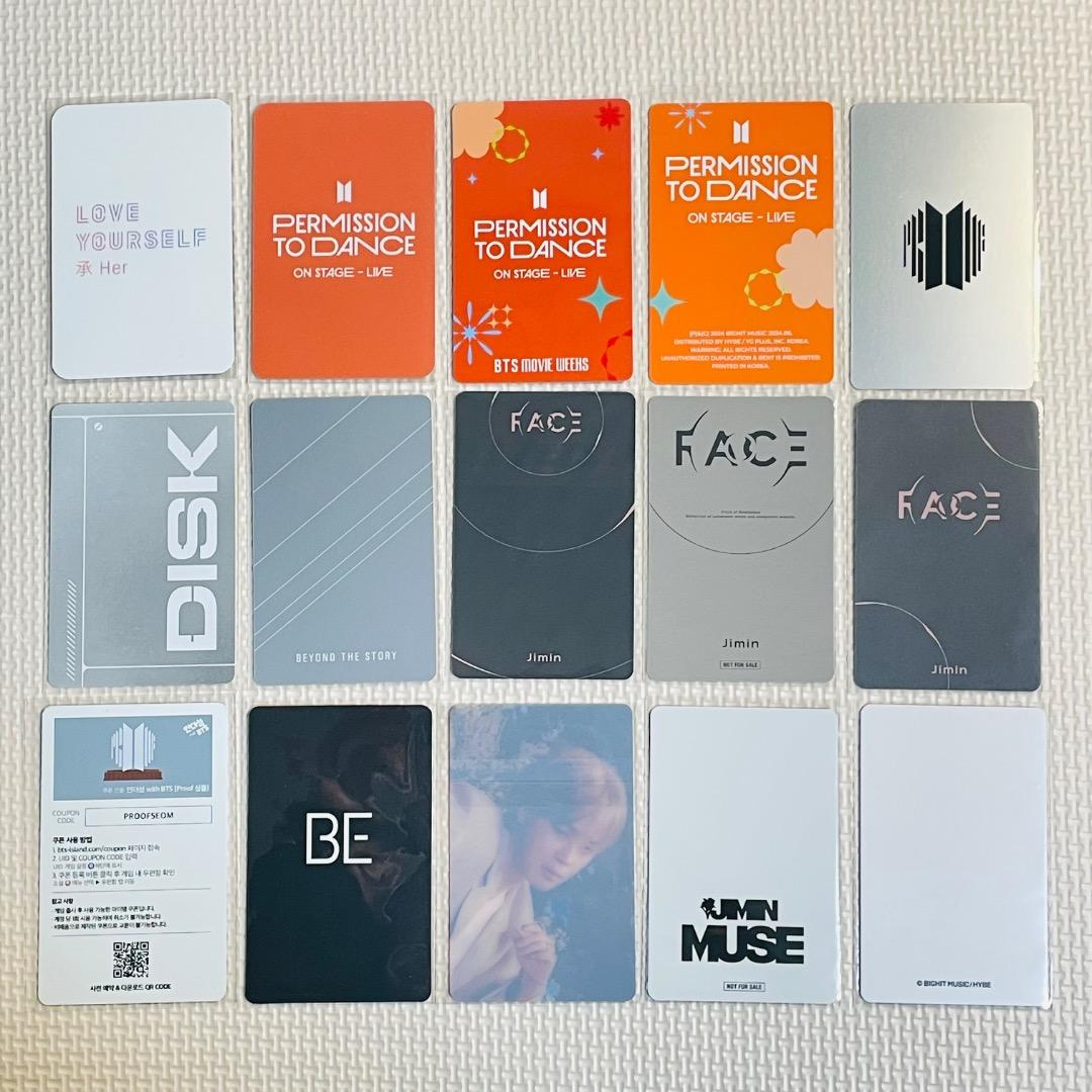 公式 BTS ジミン トレカ 15枚セット