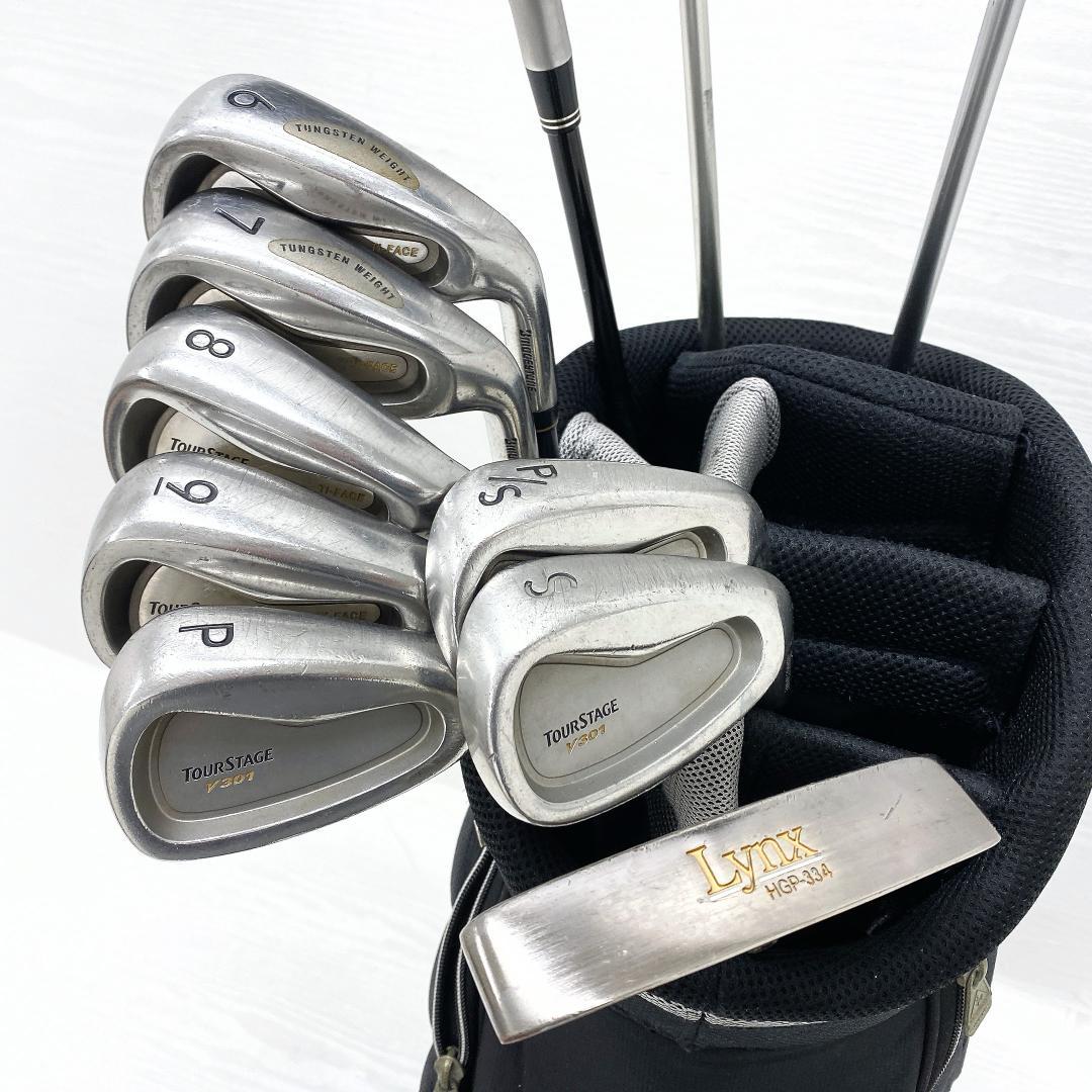 【初心者様推奨‼】 ブリヂストン メンズ ゴルフクラブ 初心者セット 11本 S