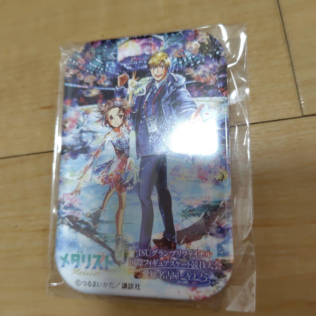 メダリスト アイススケート缶バッジ