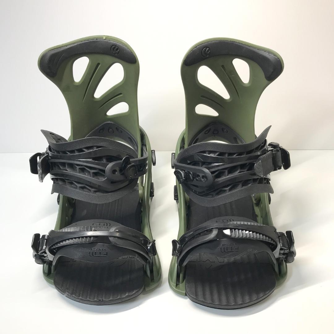 【良品】FLUX GS ビンディング 花柄 オリーブグリーン フラワー S/M