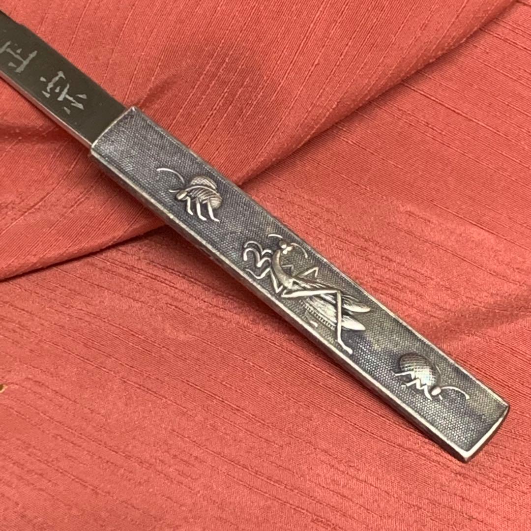 【新品・未使用】秋虫図 装飾刀 専用箱付き