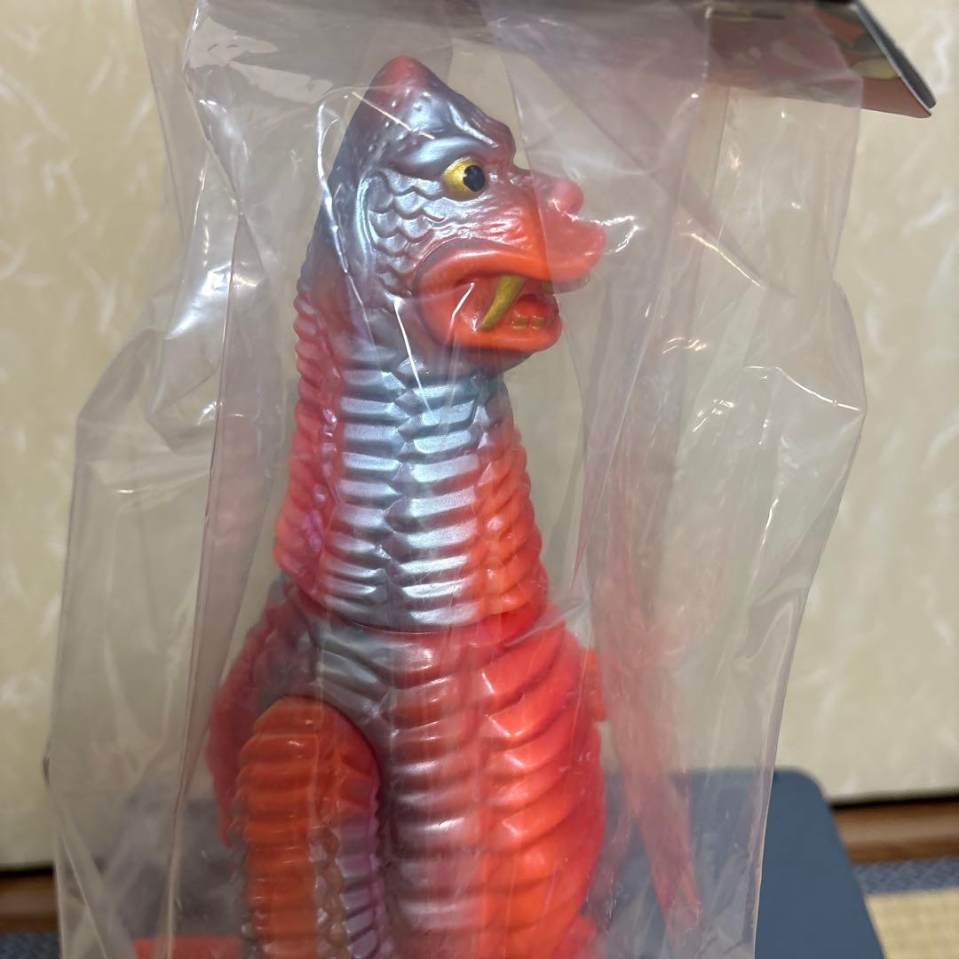 レッドキング450　マルサン　ソフビ　1970 オレンジver