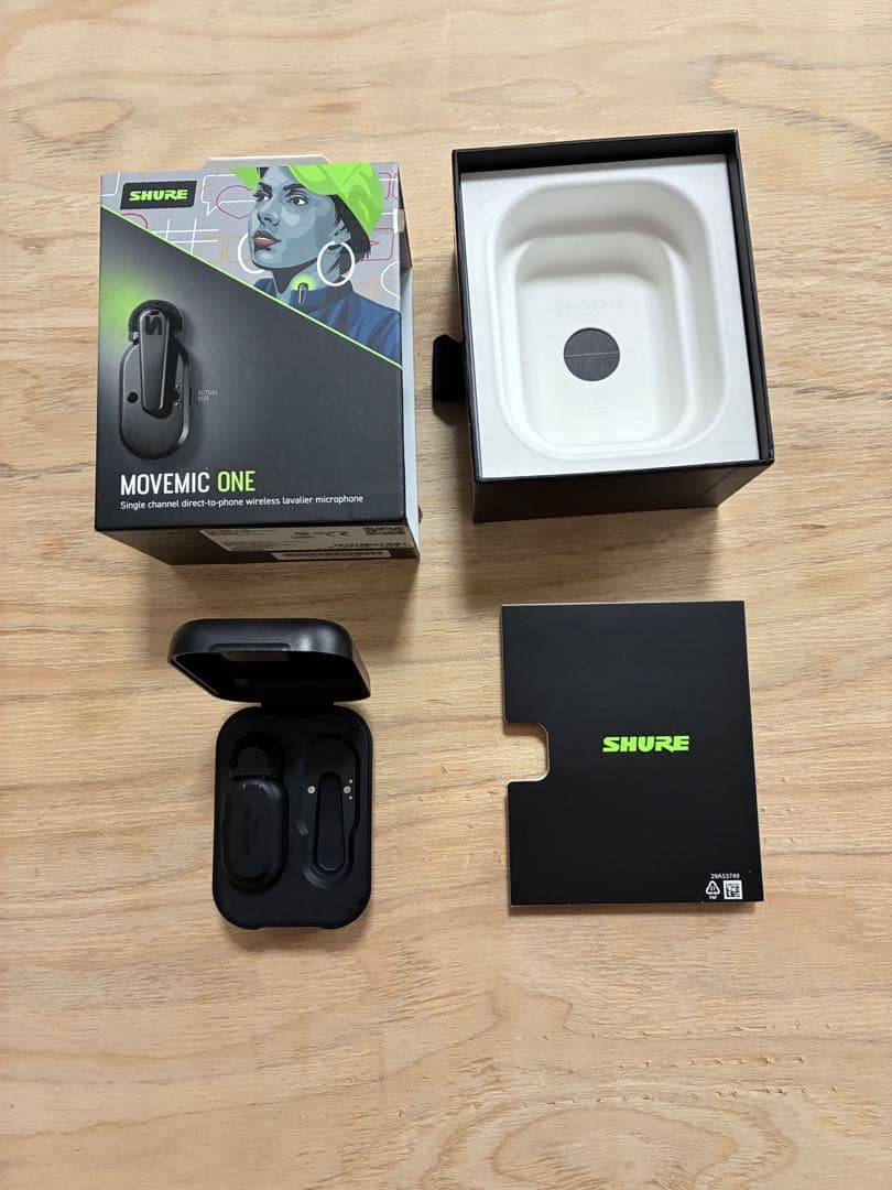 SHURE MOVEMIC ONEワイヤレスマイクロホン MV-ONE-J-Z6