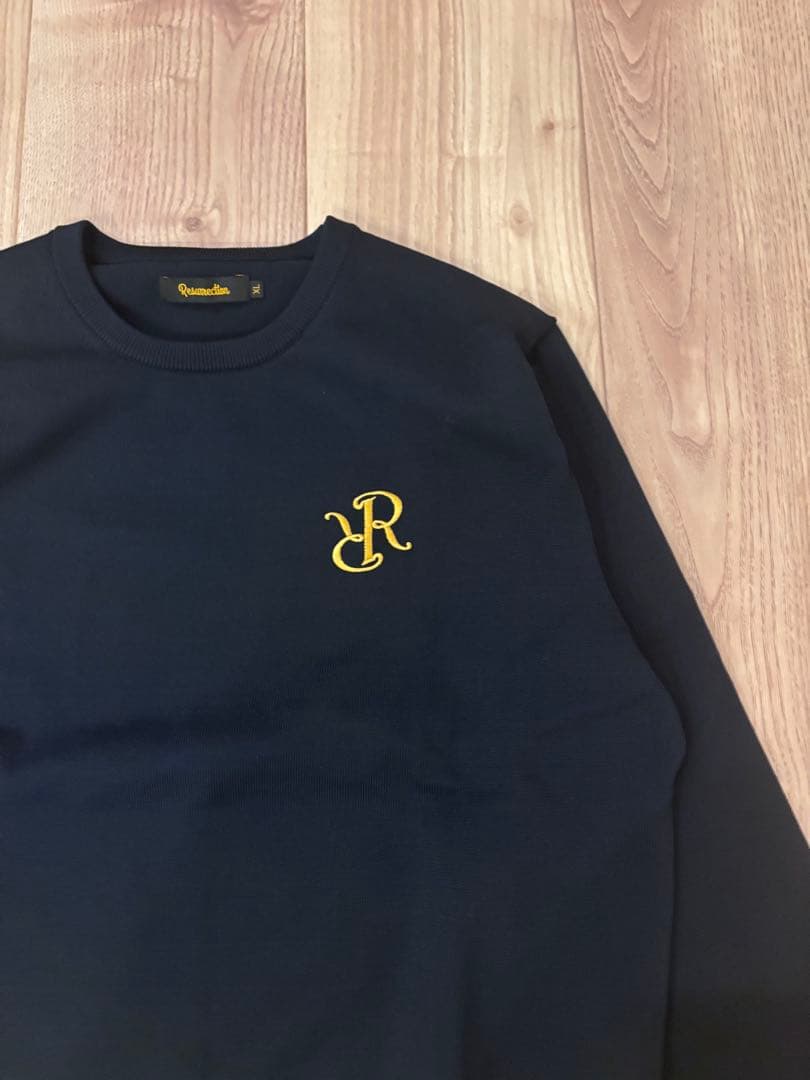 レザレクション　撥水加工WRクルーネックニットプルオーバー