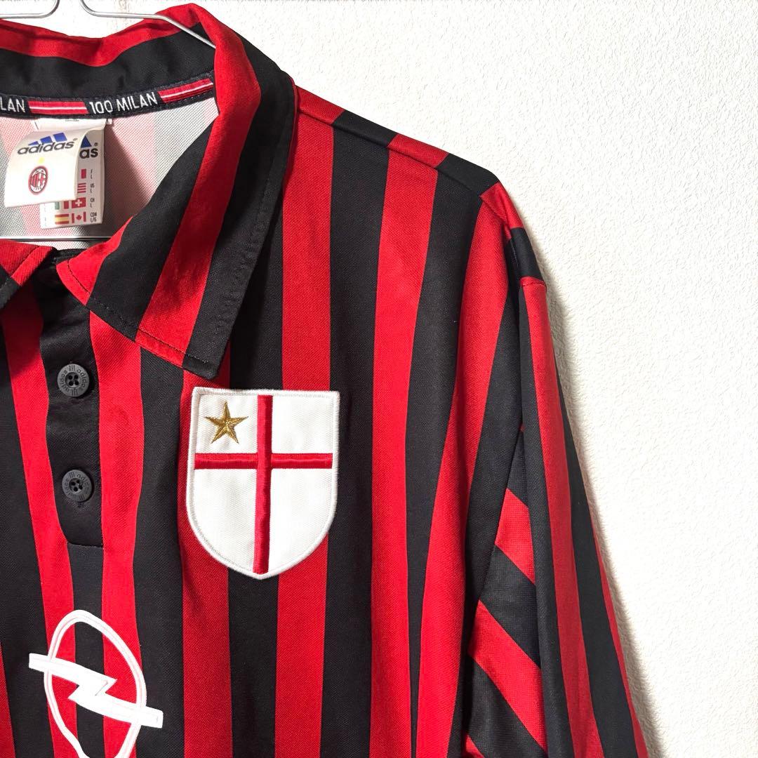 ACミラン 100周年記念 ユニフォーム L adidas アディダス サッカー