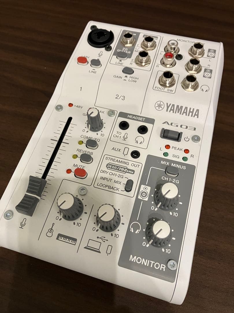 YAMAHA AG03 MK2 ヤマハ USBミキサー 配信 美品