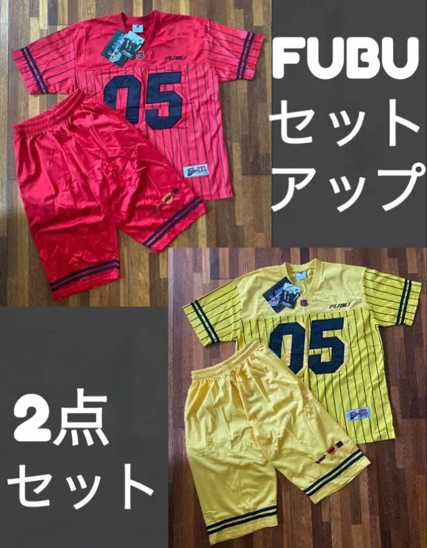 FUBU フットボールシャツ セットアップ 2点セット(新品タグ付き)