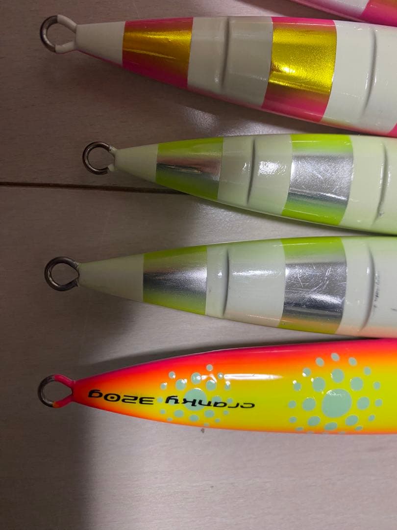 SFCメタルジグ 8個セット スパンキー7本、クランキー1本