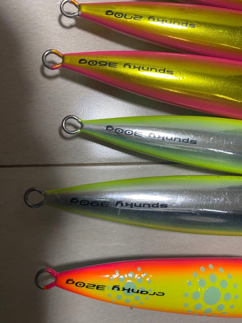 SFCメタルジグ 8個セット スパンキー7本、クランキー1本