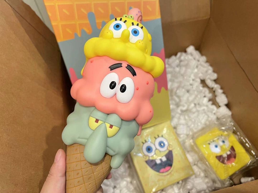 Toyqube フィギュアセット　アイスクリームコーン　サンドイッチ