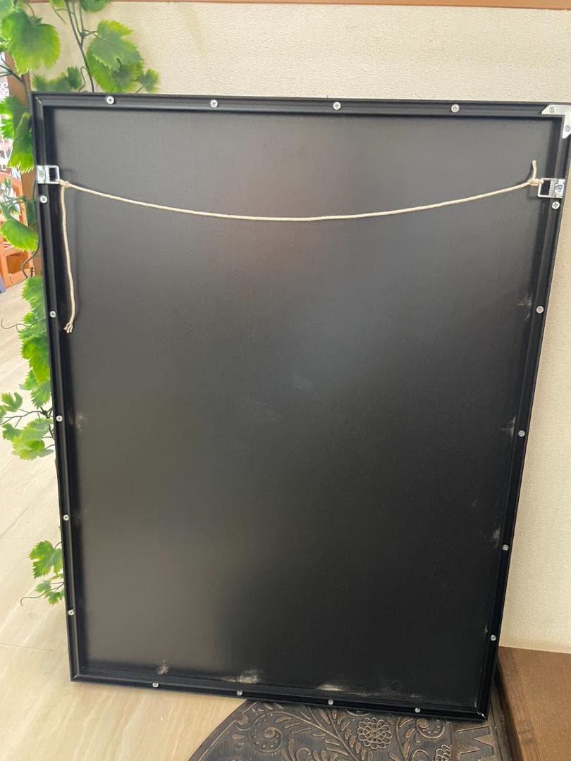 水晶絵　KISS　カラフル　ペイント　POP　アートパネル　クリスタル　絵画　絵