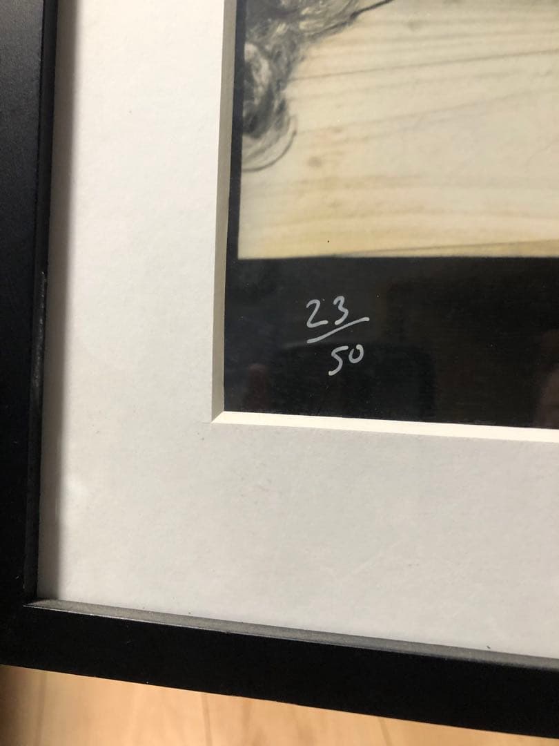 ポールスミス　直筆サイン入り　写真（ピクチャー）　額付き　インテリア雑貨