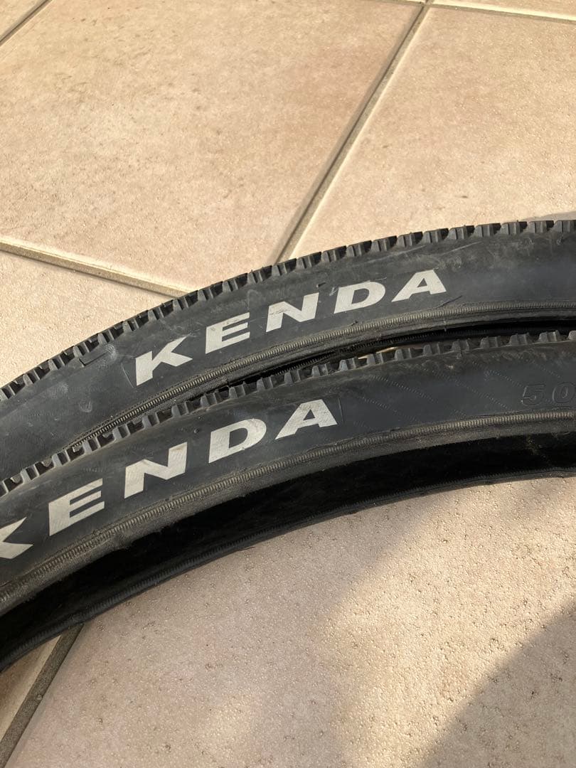 27.5 mtb ディスクホイール　650bとケンダのタイヤ、チューブ2本セット