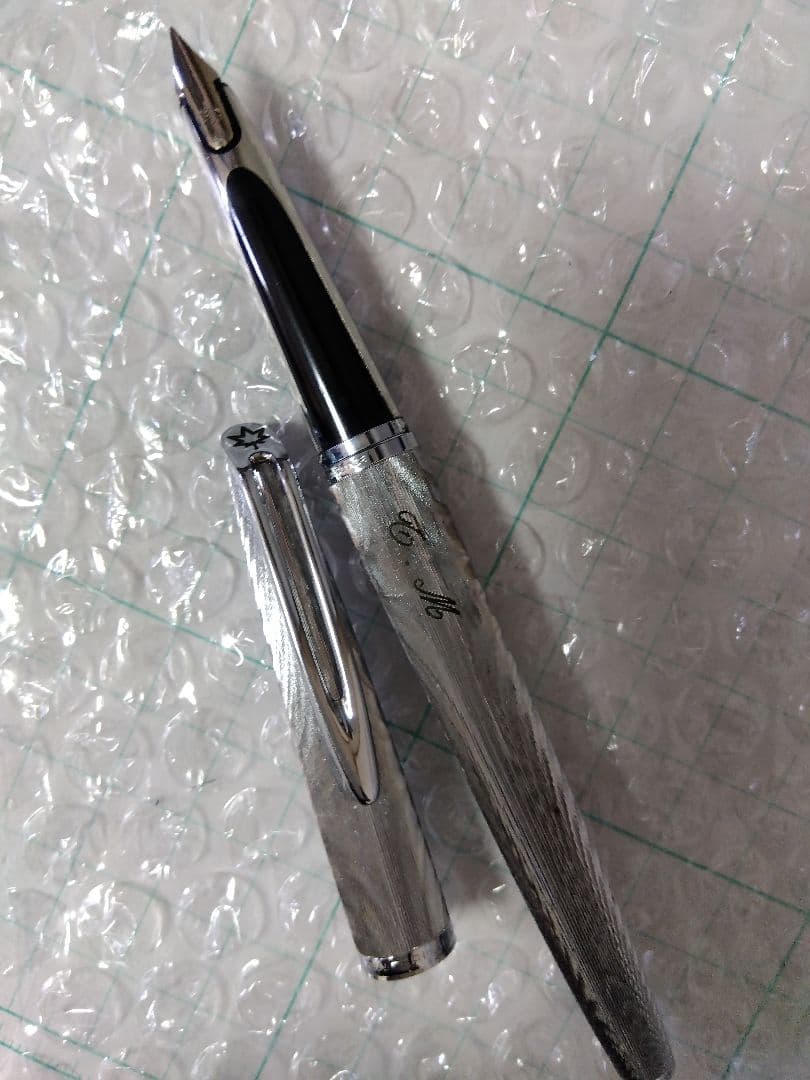 ペン先18k.、ウォーターマン、万年筆、CFモアレMoire