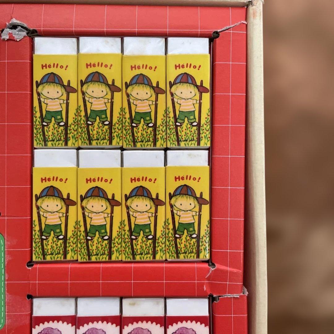 当時物 希少　ロンル コレクション クツワ 箱入り 消しゴム デッドストック