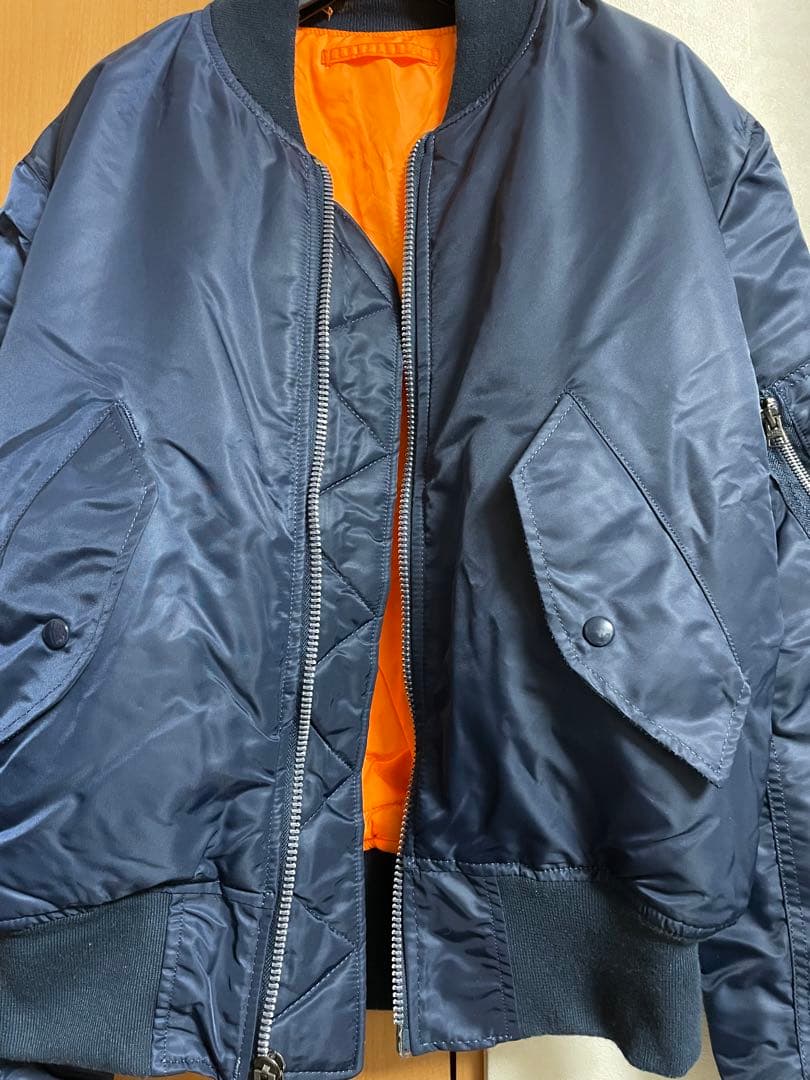 Valley Apparel フライトジャケット　MA-1 ネイビー