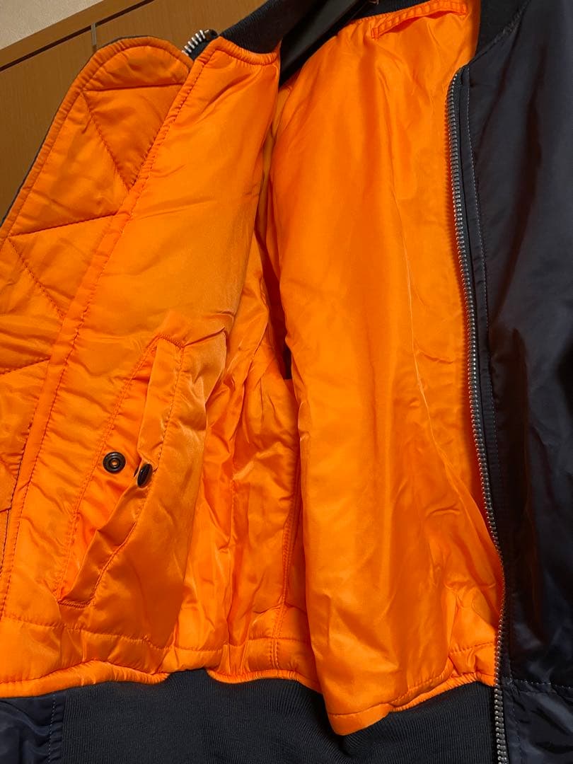 Valley Apparel フライトジャケット　MA-1 ネイビー