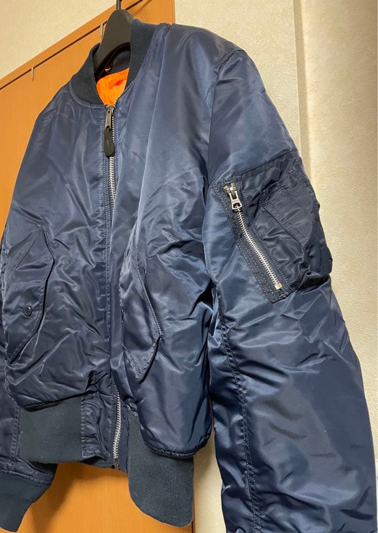 Valley Apparel フライトジャケット　MA-1 ネイビー