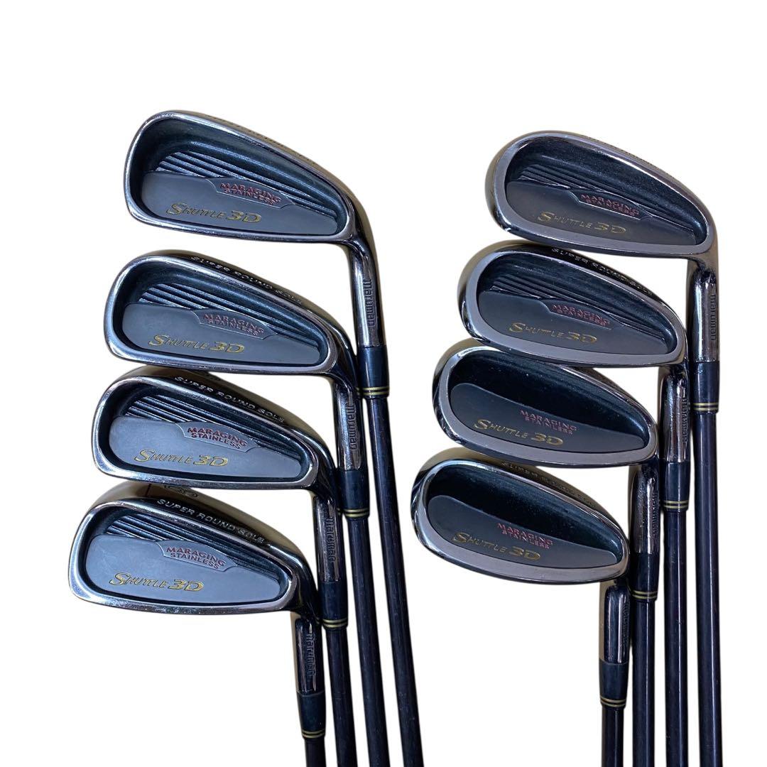 ≪美品≫ マルマン シャトル3D レディース用 アイアンセット 8本組(L)