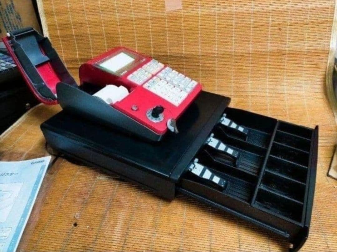 カシオレジスター　TE-400　フル設定無料　美品PC連携売上管理　400500