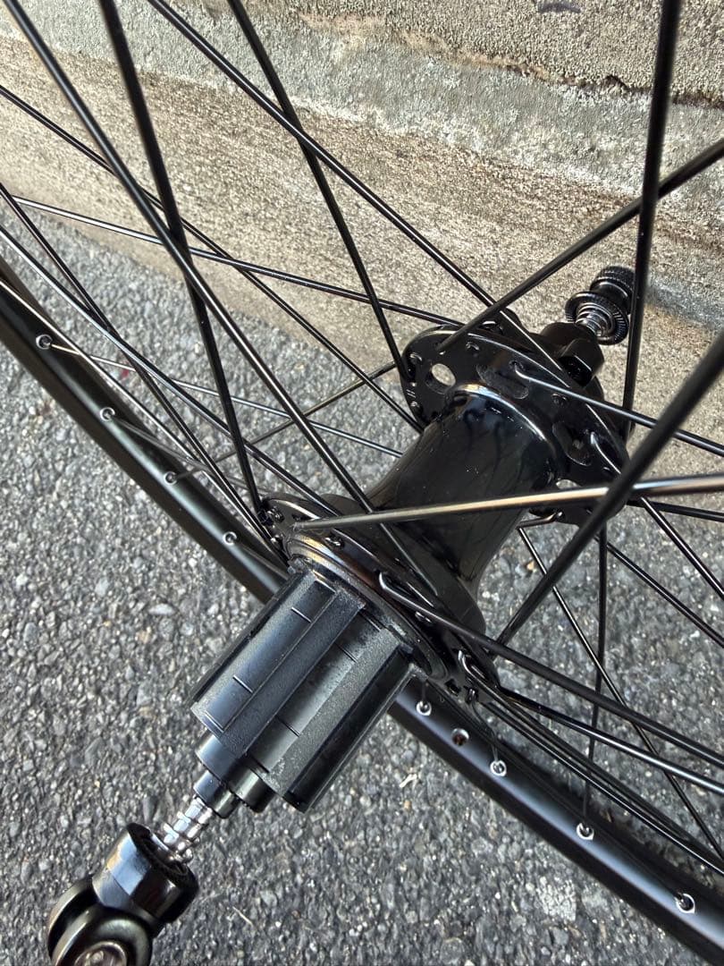 24インチ　MTB 完組ホイール 　オールブラック組み