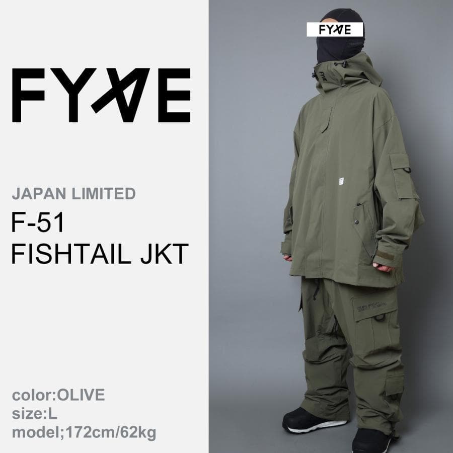 FYVE 日本限定 スノーボードウェア 新品 ジャケット オリーブM f207