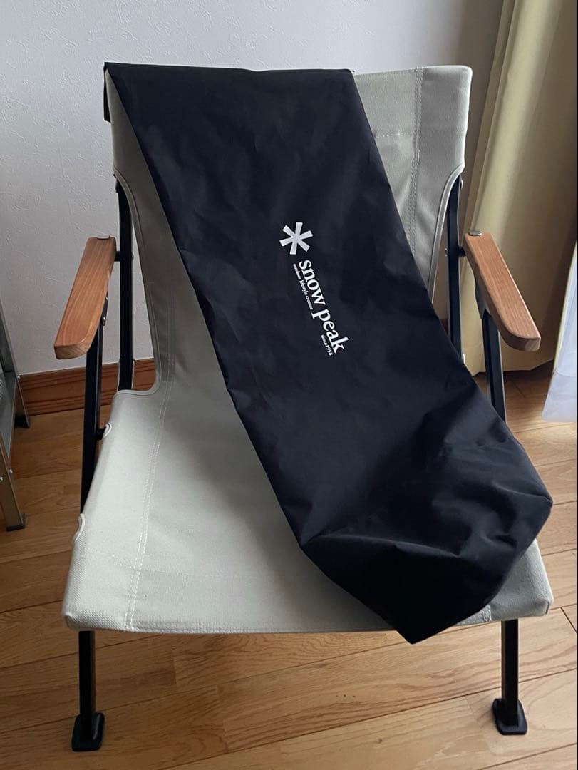  peak ローチェア ショート アイボリー 袋付き